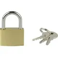 Produktbild: Brüder Mannesmann - M 413-25 Vorhängeschloss 25 Mm Verschieden Schließend Goldgelb Schlüsselschloss