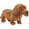 Produktbild: Kuscheltier Hund Dackel 19 cm hellbraun Plüschhund