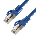 Produktbild: Netzwerkkabel S/FTP PIMF Cat. 7 1,50 Meter blau Patchkabel Gigabit Ethernet LAN DSL CAT7 Kabel