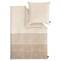 Produktbild: Bugatti Satin-Bettwäsche 2-teilig Bettbezug Kissenbezug Baumwolle Beige 135x200