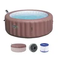 Produktbild: Bestway® Lay-Z-SPA® Energiespar-Whirlpool Hawaii AirJet™ mit App-Steuerung + integrierter UltraFit™ -Pumpeneinheit, für 6 Personen Ø 196 x 71 cm, Terrakotta