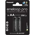Produktbild: Panasonic Akku EneloopPro BK-3HCDE 1,2V, 2500 mAh, AA, NiMH, 2 Stück