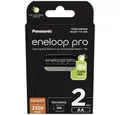 Produktbild: eneloop eneloop eneloop pro HR06 Mignon (AA)-Akku NiMH 2500 mAh 1.2 V 2 St. Batterie, (1.20 V)