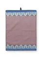Produktbild: PiP Studio Geschirrtuch Flower Festival Geschirrtuch Blue-rot 50 x 70 cm