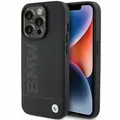 Produktbild: BMW Apple iPhone 15 Pro Max Schutzhülle Case Cover Leather Hot Stamp Schwarz.