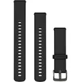 Produktbild: Silikonarmband - Garmin 20 mm Anschluss - Black / Slate