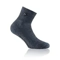 Produktbild: Rohner Fibre Light Quarter Blau - Merino Funktionelle komfortable Outdoorsocken, Größe EU 36-38 - Farbe Blue Denim