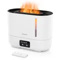 Produktbild: Brandson Luftbefeuchter, Aroma Diffuser, Raumbefeuchter, Ultraschall, Flammeneffekt , 3 l Wassertank, 4 Nebenstufen, Aromafach, Fernbedienung, für Wohn- und Schlafzimmer
