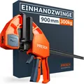 Produktbild: Presch Einhandzwinge 900mm – Schnellspannzwinge mit 300kg Spannkraft