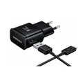 Produktbild: Samsung EP-TA200EBE USB Adapter + USB-C kabel Schwarz BULK