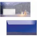 Produktbild: Weihnachtsumschlag DIN lang 90g 50 Stück Christmas Chapel