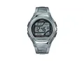Produktbild: Funkchronograph CASIO FUNK, silber (silberfarben, schwarz), Armbanduhren, Herren, silberfarben, Quarzuhr, Armbanduhr, Herrenuhr, Funkuhr, Digitaluhr, Resinarmband