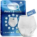 Produktbild: Harmony Care Windeln für Erwachsene - MAXI diskrete Windelhosen Pants (Erwachsenen Windel mit Auslaufsschutz, 8-St., saugstarke Inkontinenzpants für Frauen und Männer), mit bequemen Tragegefühl L