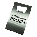 Produktbild: Aufmachen Polizei Edelstahl Flaschenöffner