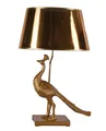Produktbild: Tischlampe Gold Nachttischlampe Tischleuchte Nachttischleuchte Barock Pfau