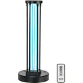 Produktbild: VEVOR ultraviolettes Licht 1 Stk. 36 W Ultraviolettlampe mit Ozonreiniger, UVO-Lampe mit 30/60/120 Minuten 3-Gang-Timer & Fernbedienung, für Wohnz...