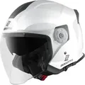 Produktbild: Bogotto Motorradhelm H586 Jethelm, integriertes Sonnenvisier weiß XL