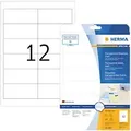 Produktbild: HERMA SPECIAL A4 Etiketten 4682 haftend DIN A4 Transparent 97 x 42,3 mm 25 Blatt à 12 Etiketten