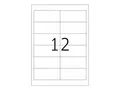 Produktbild: HERMA Special - Matt - permanent selbstklebend - durchsichtig - 97 x 42.3 mm 300 Etikett(en) (25 Bogen x 12)