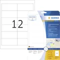 Produktbild: Herma 4682 Folien-Etiketten 97 x 42.3 mm Polyester-Folie Transparent 300 St. Permanent haftend Farblaserdrucker, Laserdrucker, Farbkopierer