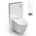 Produktbild: WC-Sparpaket 8: BERNSTEIN DUSCH-WC PRO+ 1102 Komplettanlage & Sanitärmodul 805 in Weiß