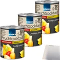 Produktbild: Edeka 5-Fruchtcocktail große Stücke gezuckert 3er Pack 3x225g Dose usy Block