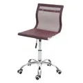 Produktbild: Bürostuhl MCW-K53, Drehstuhl Schreibtischstuhl Computerstuhl, Netzbezug Stoff/Textil ~ weinrot