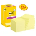 Produktbild: 8 + 4 GRATIS: Post-it Super Sticky Haftnotizen extrastark gelb, 8 Blöcke + GRATIS 4 Blöcke