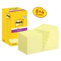 Produktbild: Post-it® Super Sticky Haftnotizen extrastark gelb 8 Blöcke + GRATIS 4 Blöcke 7100290174