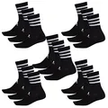 Produktbild: adidas 15 Paar CSH CREW 15p Tennissocken Sportspocken Unisex, Farbe:Black, Socken & Strümpfe:43-45