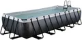 Produktbild: EXIT Framepool Black Leather Pool 540x250x100cm, LxBxH: 540x250x100 cm, inkl. Filterpumpe und Sicherheitsleiter