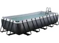 Produktbild: Framepool EXIT, schwarz, B:250cm H:100cm L:540cm, Schwimmbecken, LxBxH: 540x250x100 cm, inkl. Filterpumpe und Sicherheitsleiter