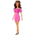 Produktbild: Barbie Fashionistas. Rosa Kleid Puppe HRH15