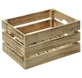 Produktbild: KESPER® Aufbewahrungsbox 69604 (Einzeln), Kiefernholz, Geflammt, Stapelbar (Stapelleiste)