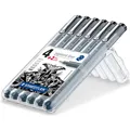 Produktbild: Staedtler pigment liner 6ST Box (Black, 6 x) (308 SB6P)