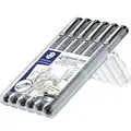Produktbild: STAEDTLER Finliner 308 SB6P schwarz 6 St./Pack