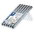 Produktbild: STAEDTLER Fineliner pigment liner 6ST Box 308 SB6P