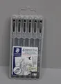 Produktbild: 6er Pack Staedtler Finliner pigment liner Schwarz 308 SB6P NEU