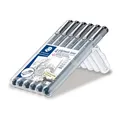 Produktbild: STAEDTLER 308 Fineliner Feinschreiber pigment liner schwarz - 6er Pack