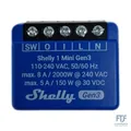 Produktbild: Shelly 1 Mini Gen3 | WLAN Smart Relais Schalter mit Potentialfreie Kontakte| 1 K