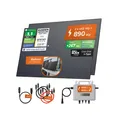 Produktbild: Solarway 890Wp / 800W Balkonkraftwerk komplett Steckdose - neuester EcoFlow Stream 800 Watt Wechselrichter - Solaranlage Komplettset - 445W bifaziale Solarmodule & EcoFlow & Zubehör