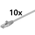 Produktbild: 10x 5m Netzwerkkabel SF/UTP Internetkabel Patchkabel Cat 5e LAN Kabel 2x RJ45