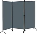 Produktbild: Woltu Paravent, 3-teilig 255x182 cm, Trennwand klappbar, Raumteiler freistehend