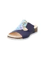 Produktbild: Think! Damen Mizzi Lederfutter Slipper, Indigo Kombi 8150, 40 EU