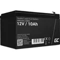 Produktbild: Green Cell® AGM 12V 10Ah Akku VRLA Blei-Batterie Bleiakku Ersatzakku Gelakku Akkubatterie Zyklenfest Unbemann UPS | USV | Notstrom | USV-Anlage |U...