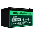 Produktbild: Green Cell AGM 12V 10Ah Akku VRLA Blei-Batterie Bleiakku Ersatzakku Gelakku Akkubatterie Zyklenfest Unbemann UPS USV Notstrom USV-Anlage UPS -Anlage