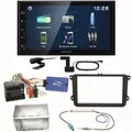 Produktbild: Kenwood DMX129DAB DAB+ Bluetooth USB Einbauset für Golf 5 6 Passat 3C B7 Touran