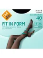 Produktbild: NUR DIE Strumpfhose Fit in Form 40 DEN - schwarz - 44-48