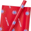 Produktbild: FC Bayern München Geschenkpapier Logo Schriftzug 70x200 cm FC Bayern Fanartikel