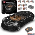 Produktbild: Mould King Remote Control Voiture Noire Hyper Car 13163S